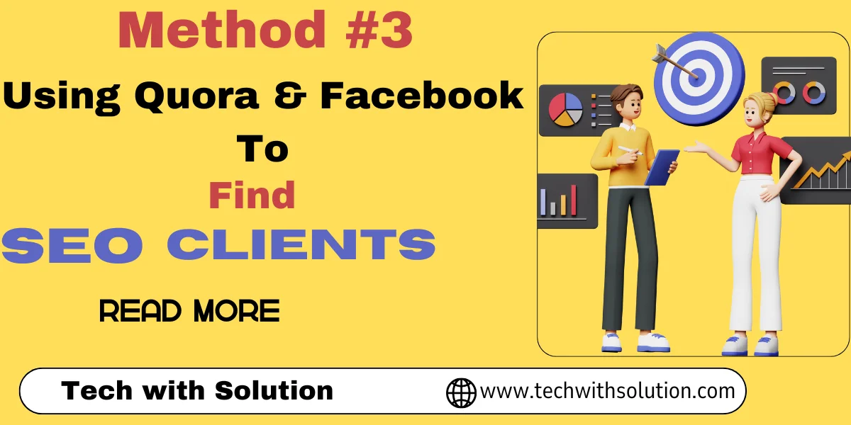 How to find SEO clients using Quora and Facebook 